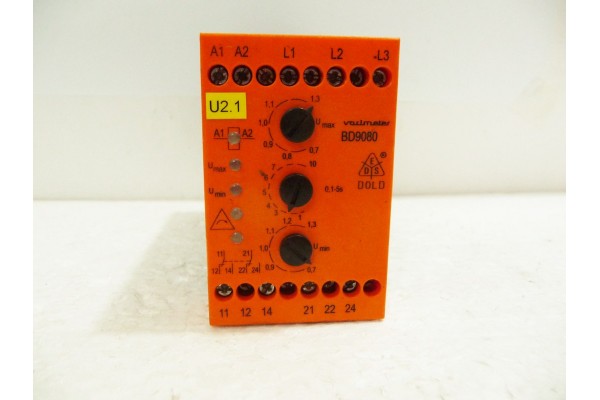 Phase Monitoring Relay, BD9080.12, E.DOLD & SOHNE KG